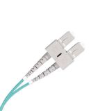 SC-SC雙芯多模光纖跳線,OM4,LSZH,1米
