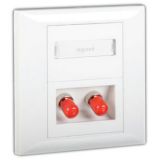 86型兩位ST光纖面板(不含底盒)