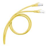 2m 6A UTP 跳線, PVC,  黃色