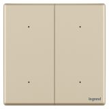 羅格朗智能家居 智繪BLE IOT 粉鉑金 四位智能開關