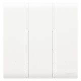 羅格朗智能家居 簡(jiǎn)悅BLE IOT 陶瓷白 三位智能開關(guān)