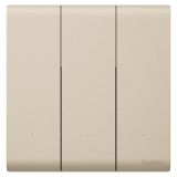 羅格朗智能家居 簡(jiǎn)悅BLE IOT 粉鉑金 三位智能開關(guān)