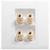 羅格朗開關插座 仕藝 陶瓷白 二位音箱插