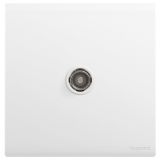 羅格朗開關插座 仕藝 陶瓷白 一位電視插