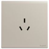 羅格朗開關(guān)插座 仕藝 粉鉑金 三扁插座 三孔插座 10A