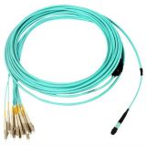 MTP-LC預(yù)端接光纜,24芯,多模,OM4,LSZH,10米，（MTP端結(jié)構(gòu)7，LC端結(jié)構(gòu)8）翻轉(zhuǎn)型