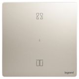 羅格朗智能家居 未萊IOT 粉鉑金 一位智能窗簾開關