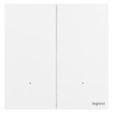 羅格朗智能家居 逸景Plus IOT 陶瓷白 二位免零線智能開關